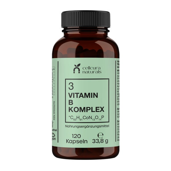 Cellcura Naturals Vitamin B Komplex Vegan Kapseln 120 St