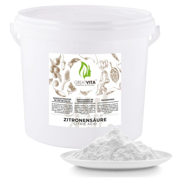 GreatVita Zitronensäure 5000 g