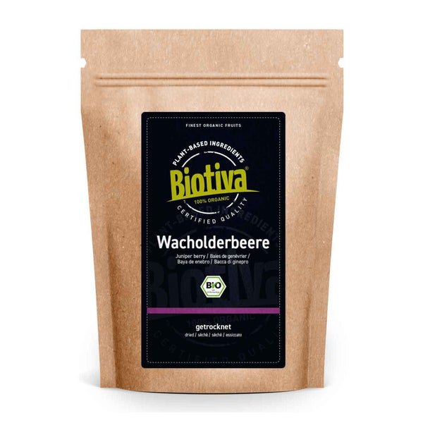 Biotiva Wacholderbeeren ganz Bio 250 g