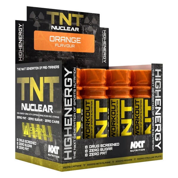 NXT Nutrition TNT Nuclear Shots Orange