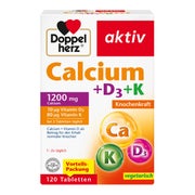 Produktabbildung: Doppelherz Calcium + Vitamin D3 + K 120 St