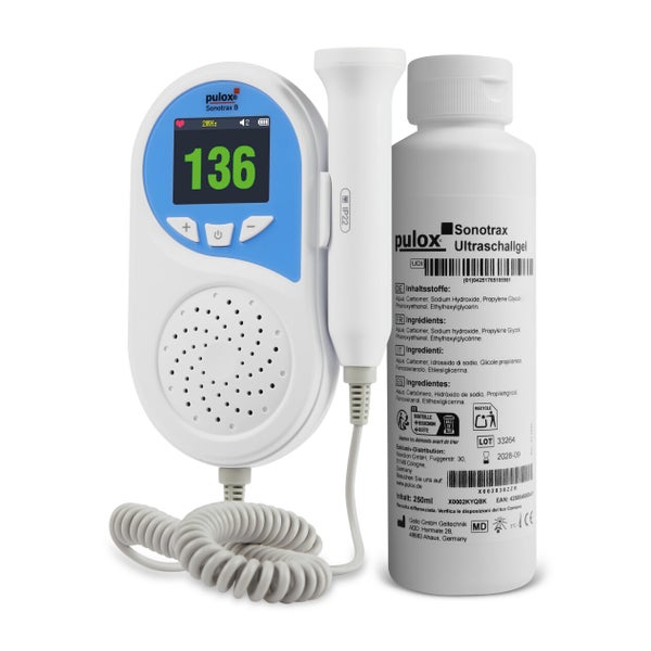 Pulox Sonotrax B - Fetal Doppler inkl. 250 ml Ultraschallgel 1 St