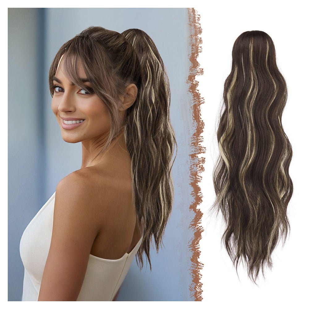 Pferdeschwanz Haarteil 6 18H26# Brünett Gemischt Blond 50 cm 1 St