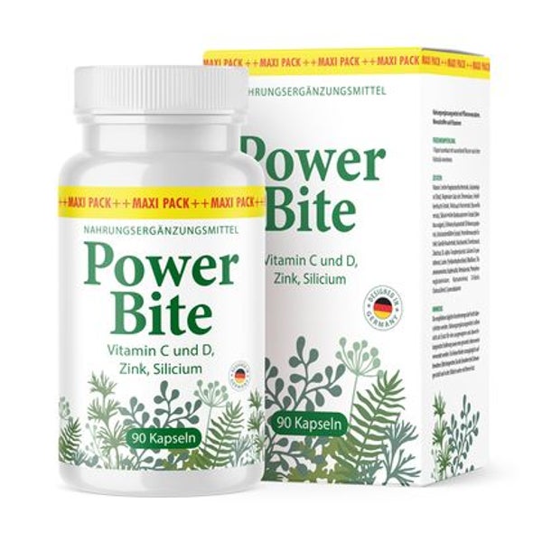 Power Bite | Zahnpflege | Mundhygiene | Kapseln 90 St