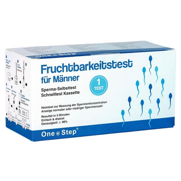 One+Step Fruchtbarkeitstest Sperma Test für Männer - Spermientest für zu Hause 1 St