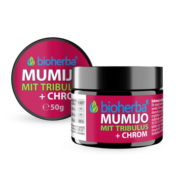Bioherba Mumijo Extrakt Shilajit mit Tribulus 50 g