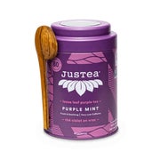 Justea Purple Mint - Dose Mit Holzlöffel 60 g