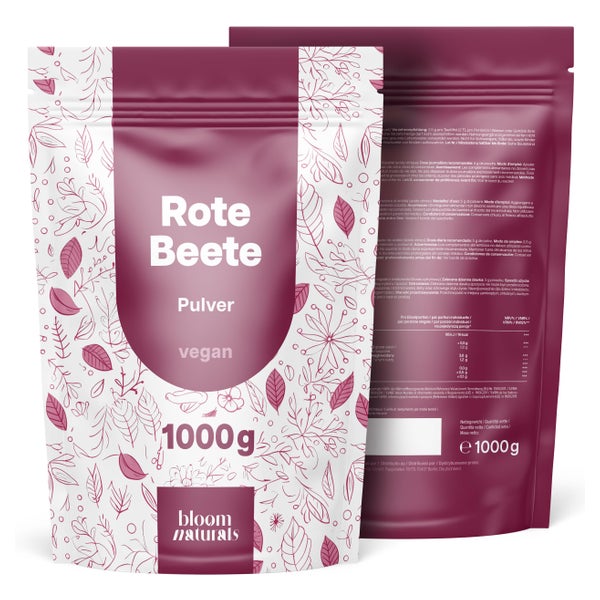 Rote Beete Pulver - 1000g - Bloom Naturals 1000 g