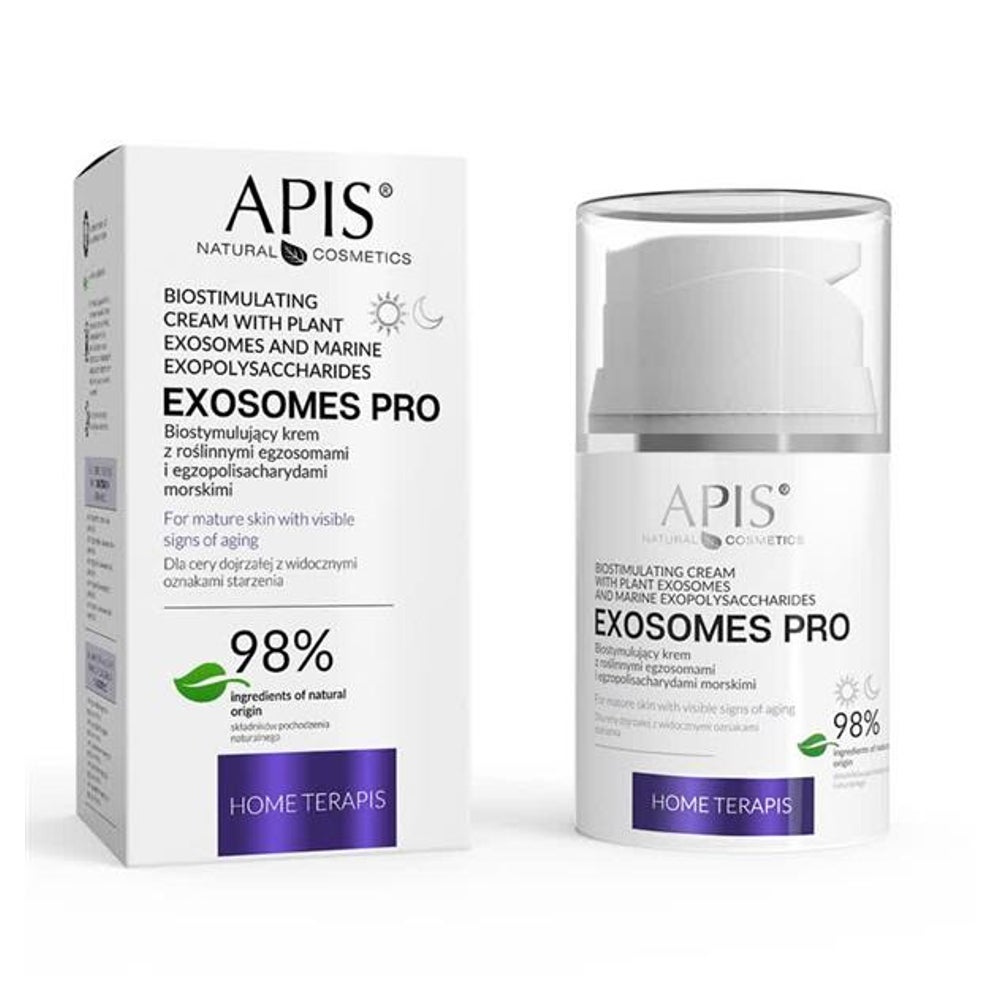 APIS EXOSOMES PRO HOME TERAPIS, Biostimulierende Creme mit pflanzlichen Exosomen, Anti-Aging, 50 ml 50 ml
