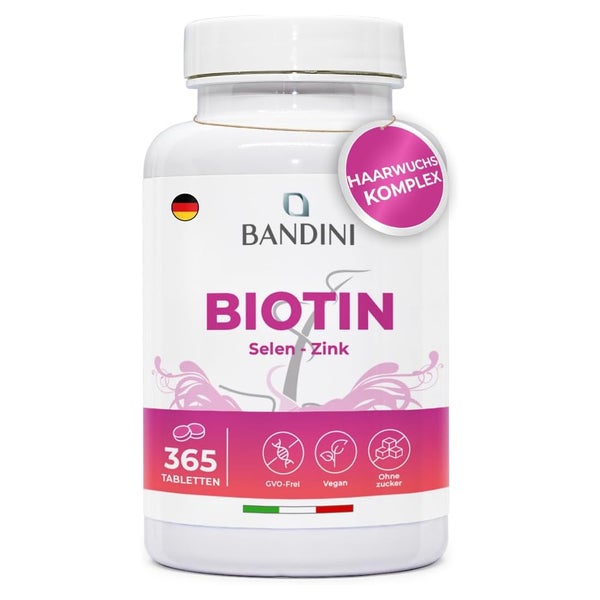 Bandini Biotin, Selen und Zink Tabletten 365 St