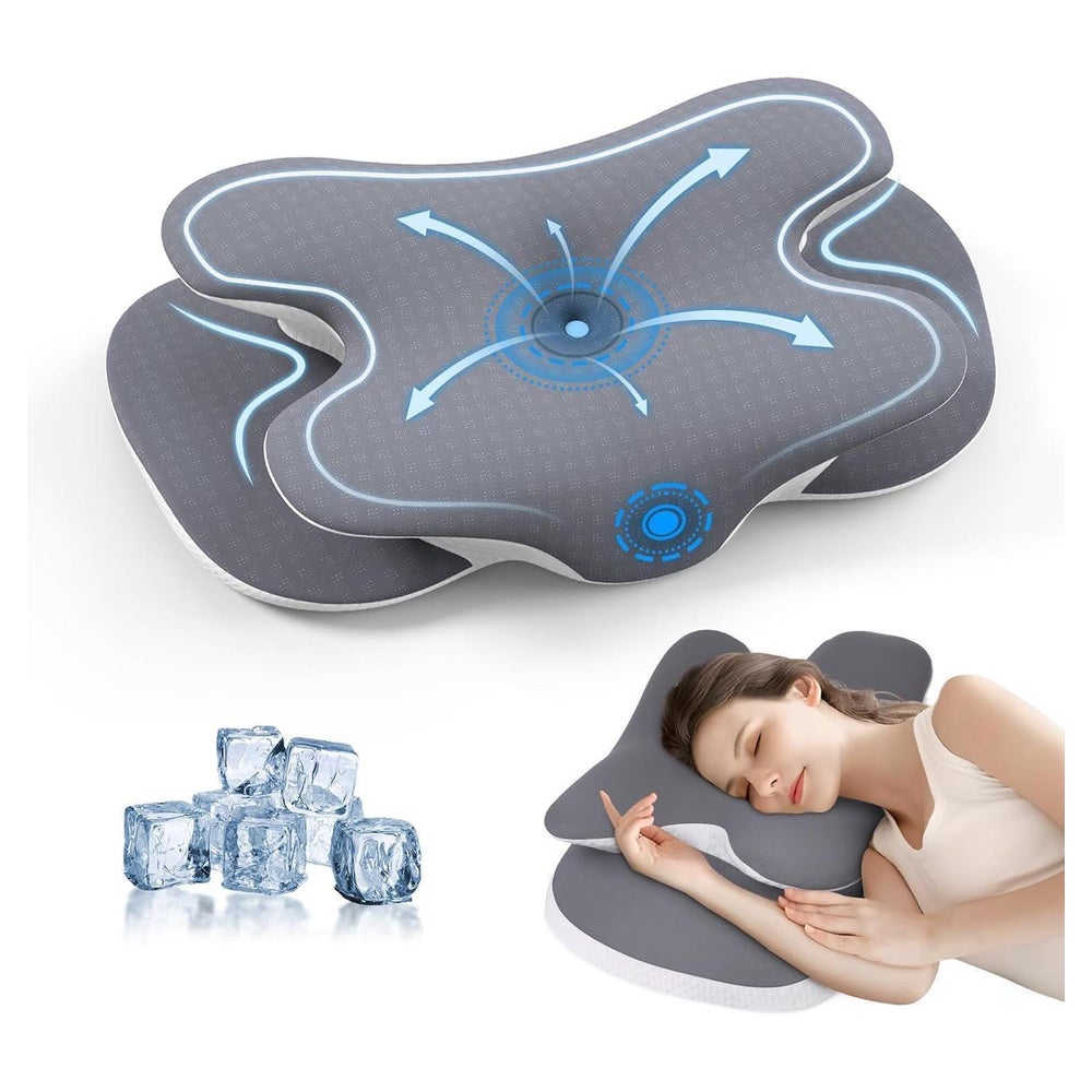 Memory Foam Nackenkissen Ergonomisches Kopfkissen Orthopädis 1 St