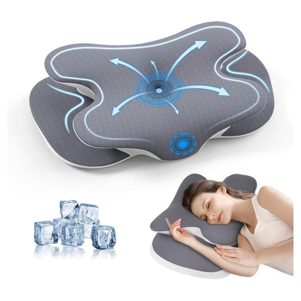 Memory Foam Nackenkissen Ergonomisches Kopfkissen Orthopädis 1 St