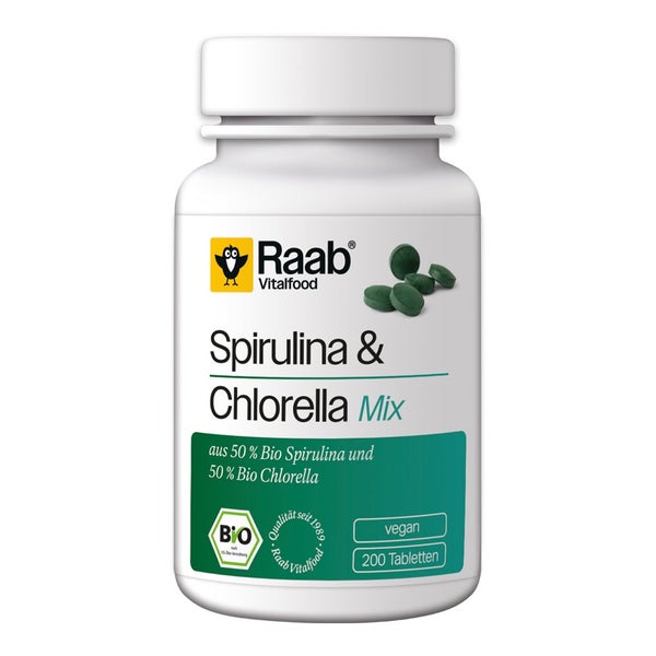 Bio Spirulina + Chlorella Mix Tabletten 200 St