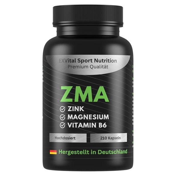 EXVital® ZMA Caps, Magnesium, Zink & Vitamin B6 Komplex 107 g