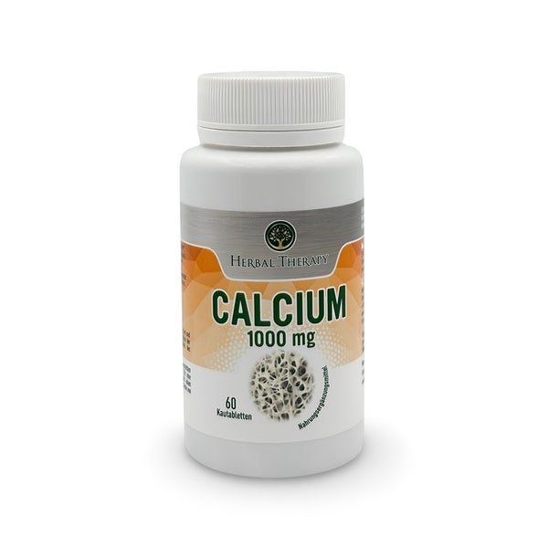 Herbal Therapy Kalzium 1000 mg hochdosiert 60 Tabletten