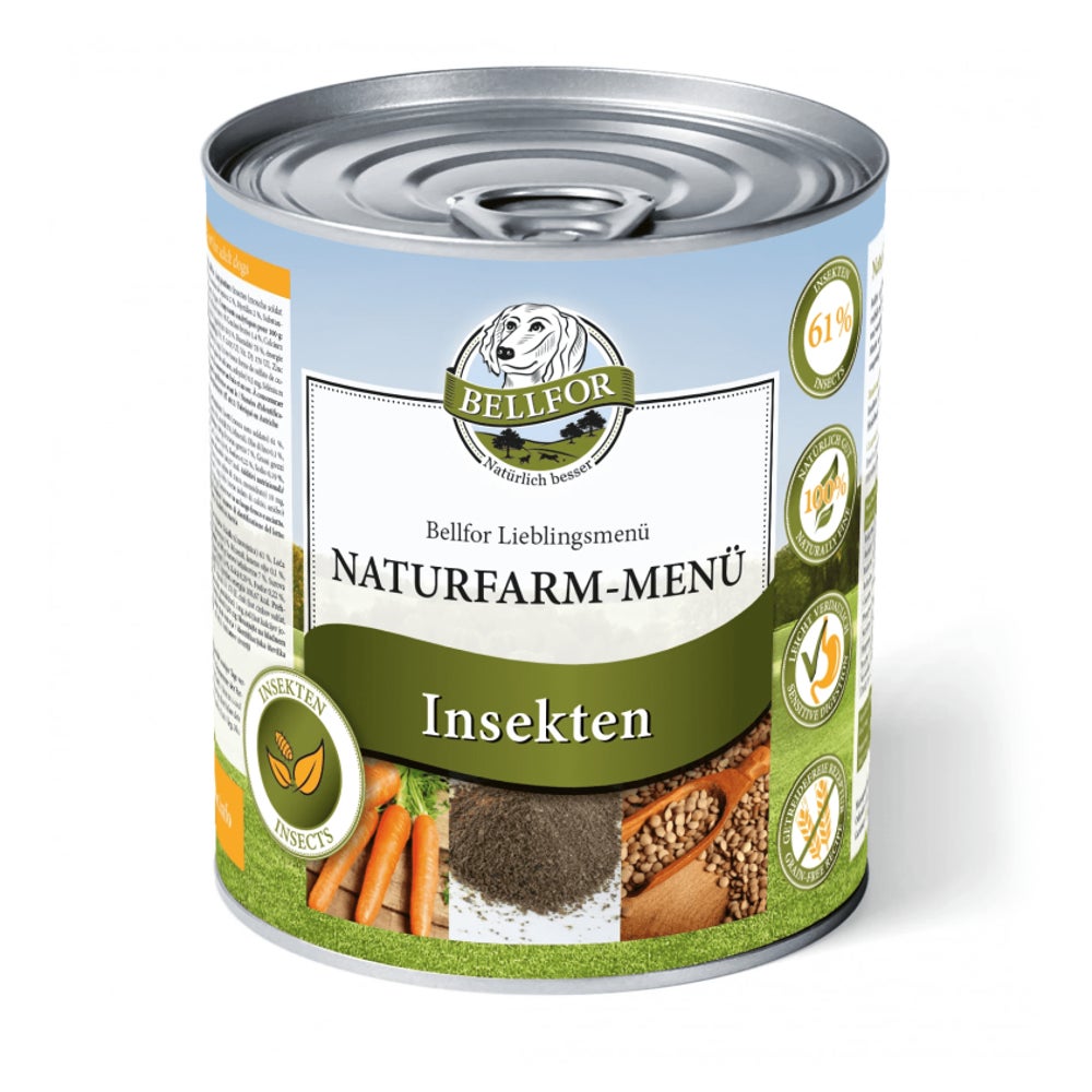 Bellfor Nass mit Insekten und Tapioka - Naturfarm-Menü 800 g