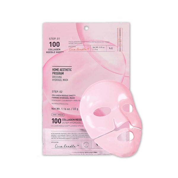 VT Cosmetics Collagen Reedle Shot 100 2-Step Hydrogel Mask 1 St