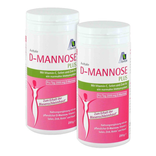 Doppelpack D-Mannose Plus 2000mg Pulver 2X250 g