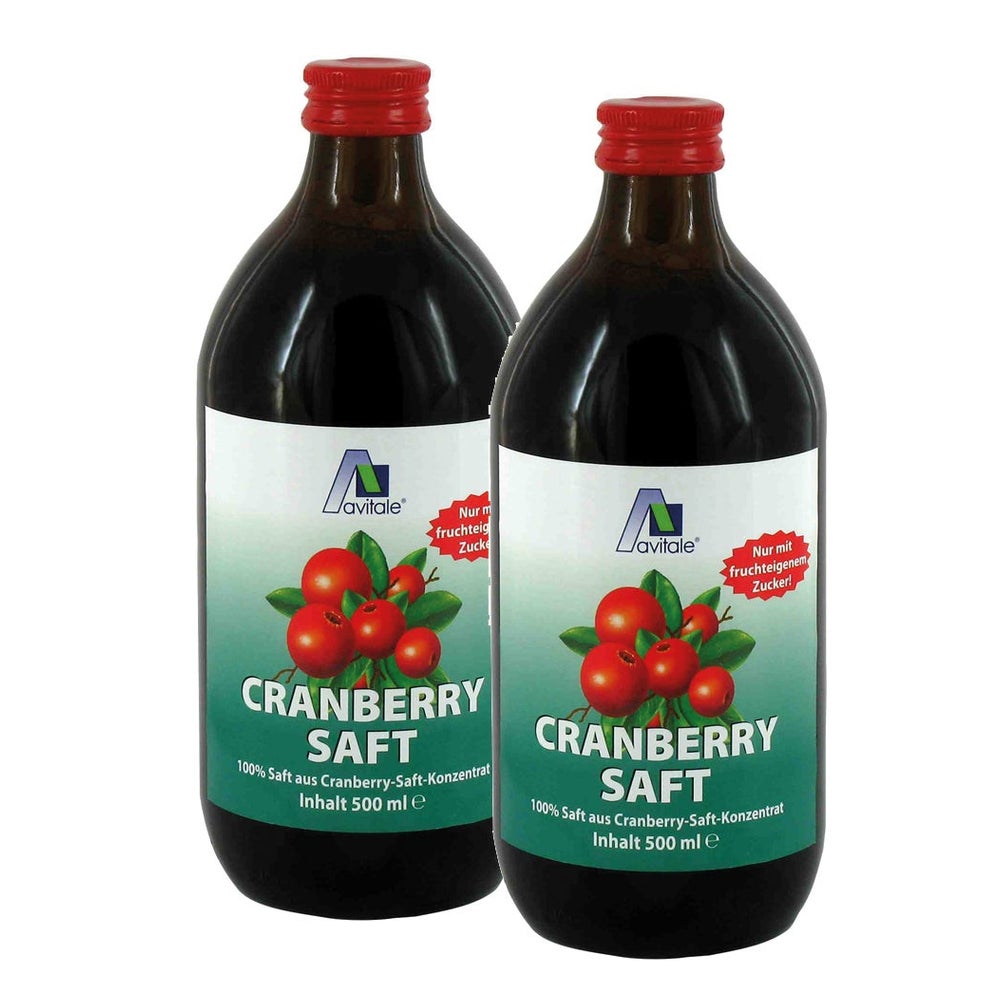 Avitale® Cranberry Saft Doppelpack 2X500 ml