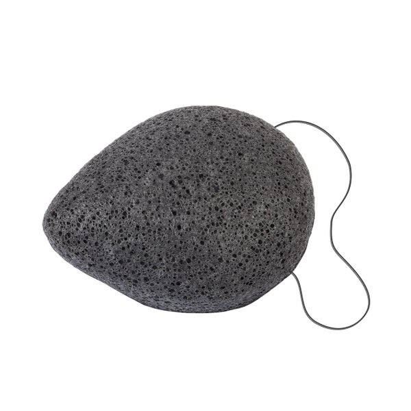 Gesichtsreinigungs-Schwamm aus der Konjac-Wurzel Bambusholzkohle ( schwarz ) 1 St