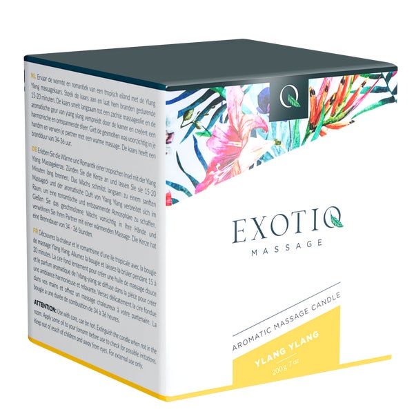 «Ylang Ylang» Massagekerze - Massageöl, anregender Duft 200g (0.2 kg) 200 g