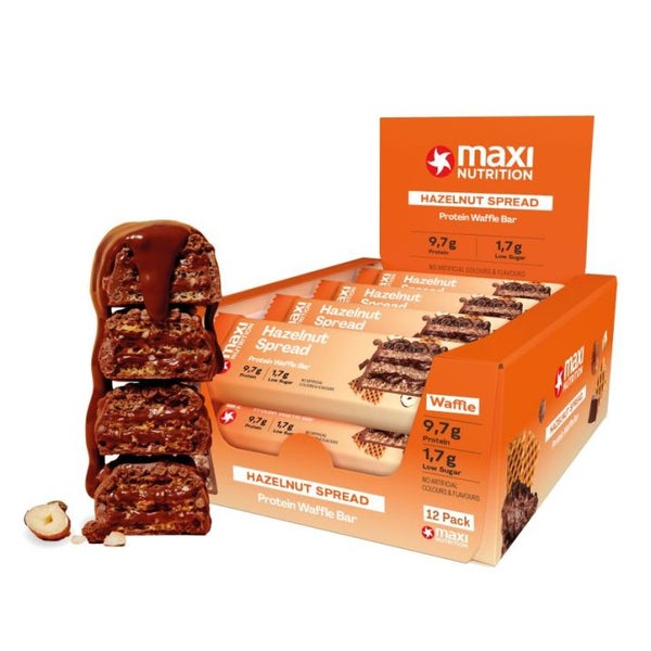 MaxiNutrition Protein Waffle Bar - CHRUNCH HAZELNUT SPREAD 0.55 kg