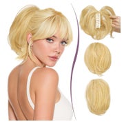 Pferdeschwanz Haarteil Echthaar Goldblond Gemischt Bleichblo 1 St