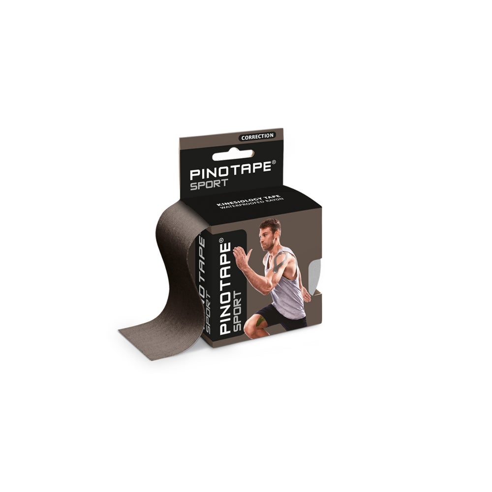 Pinotape Sport Correction Kinesiologie Tape Dark Grey 5 cm x 5 m 5 m
