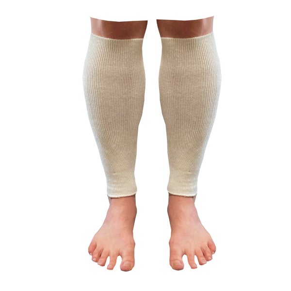 wobera ANGORA Wadenwärmer 45% Angora (Gr. L/XL, weiß) 1 Set