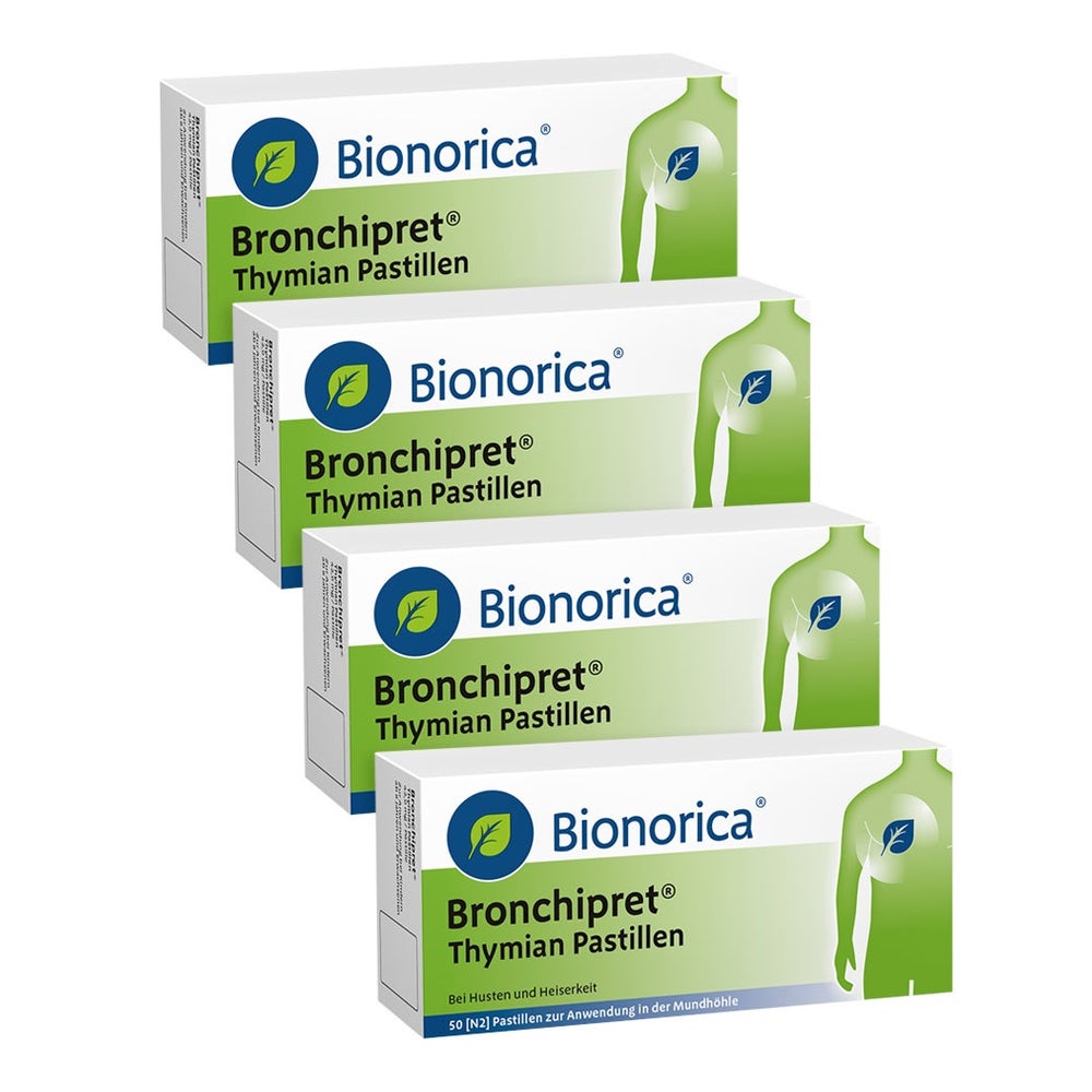 Bionorica® Bronchipret® Pastillen Viererpack 4X50 St