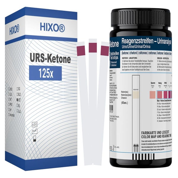 HIXO Ketone Teststreifen Urintest 125 St
