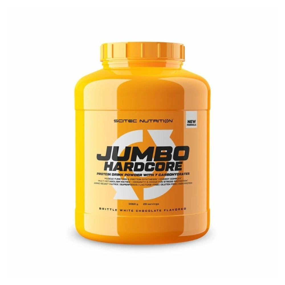 Scitec Jumbo Hardcore Krokant weiße schokolade 3060 g