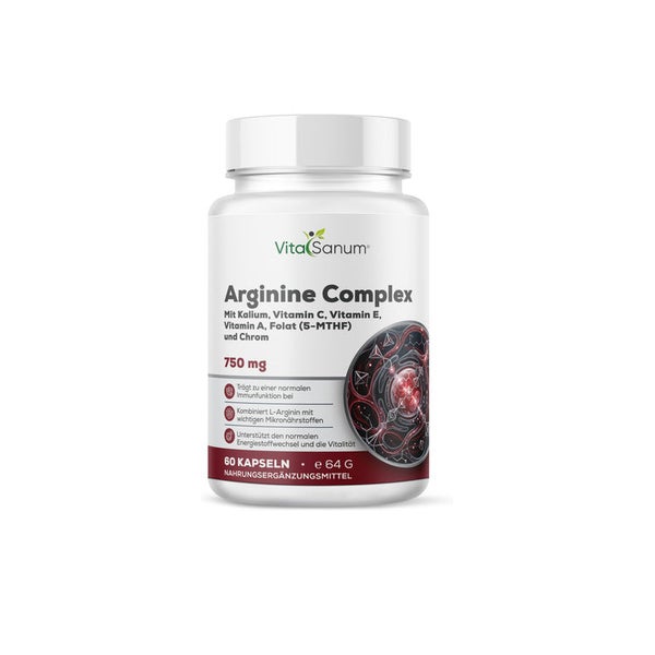 VitaSanum® Arginine Complex – 1900 mg L-Arginin Tagesportion 64 g