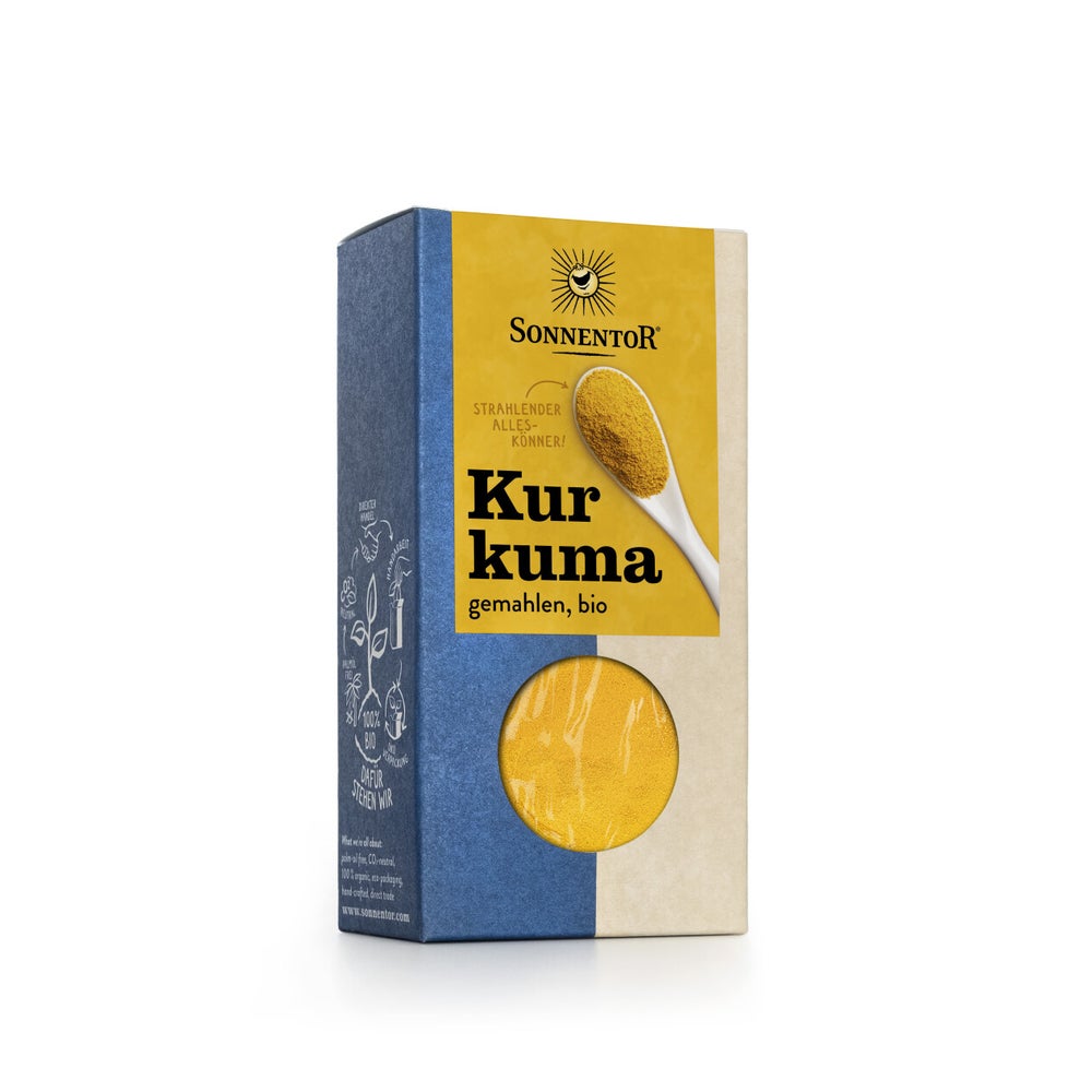 Kurkuma gemahlen bio 40 g – Aromatisches Bio-Gewürz für exotische Gerichte 40 g