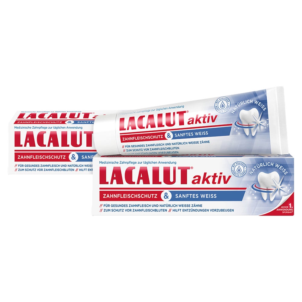 LACALUT aktiv Zahnfleisch& Weiss Creme 2X75 ml