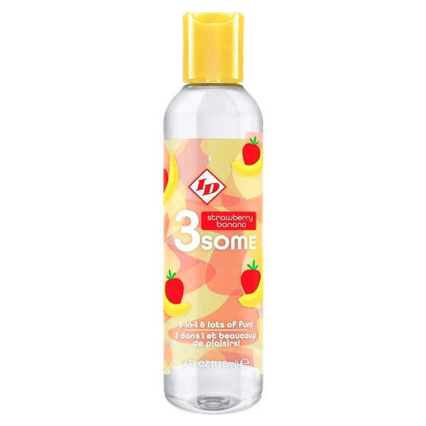 «Strawberry Banana» – Gleit- und Massagegel mit Wärmeeffekt (0.118 l) 118 ml