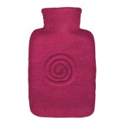 Wärmflasche Klassik 1,8 l mit Filzbezug Spirale Beere