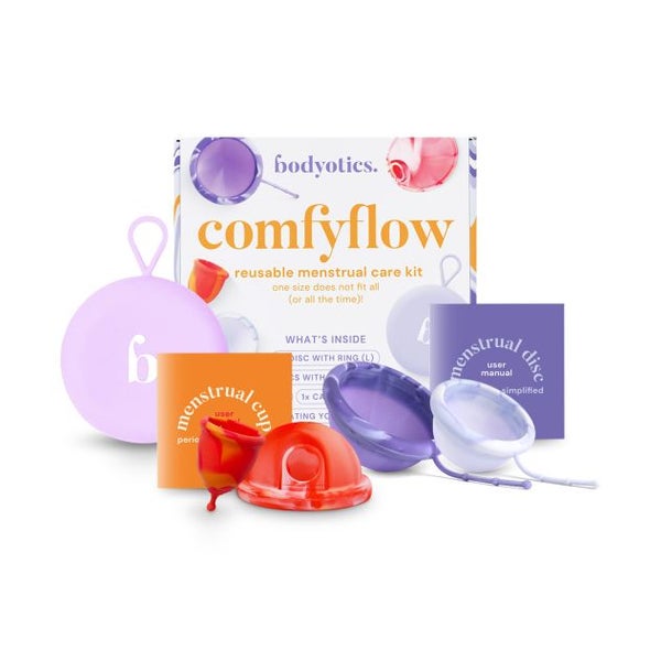 Bodyotics Menstruationstasse & -scheibe Comfyflow Set 4 St