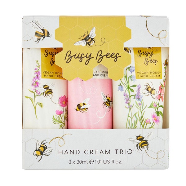 Heathcote & Ivory Bussy Bees - Mini Handcare Trio Vegan Honey 90 ml