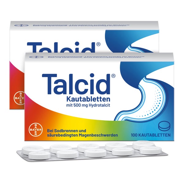 Talcid Kautabletten Doppelpack 2X100 St
