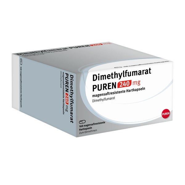 Dimethylfumarat Puren 240 Mg Magensaftr.hartkaps. 168 St