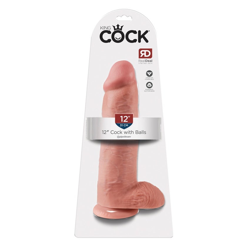 King Cock - Dildo mit Hoden und Saugfu 30,5cm online kaufen | DocMorris