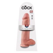 King Cock - Dildo mit Hoden und Saugfuß 30,5cm