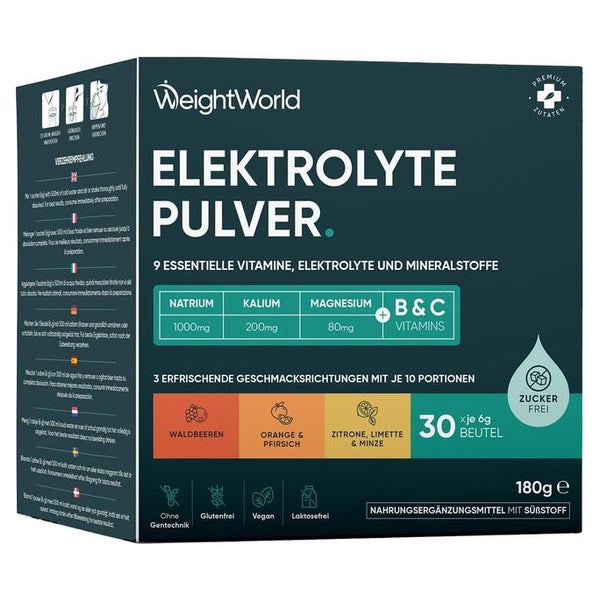 WeightWorld Elektrolyte Pulver Beutel 30 St