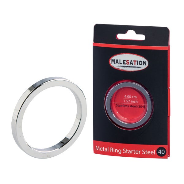 MALESATION - Metal Ring Starter Steel 1 St