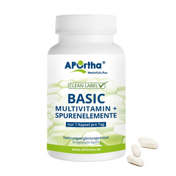 APOrtha® BASIC Multivitamin + Spurenelemente - Kapseln 90 St