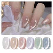 Nagellack Gel UV Glitzer holographisch Cat Magnetic Eye Milk 1 St