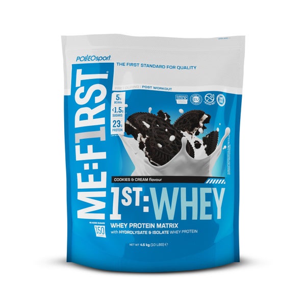 Polleo 1st Whey, 4,5 kg, Cookies & Cream 4500 g