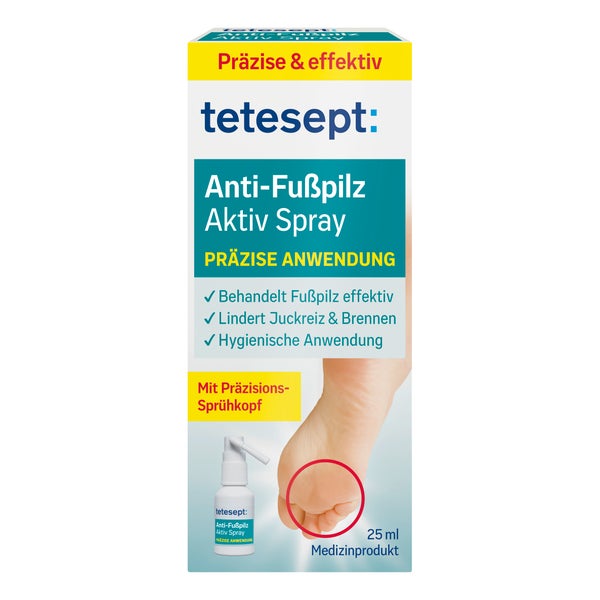 Tetesept Anti-fußpilz Aktiv Spray 25 ml