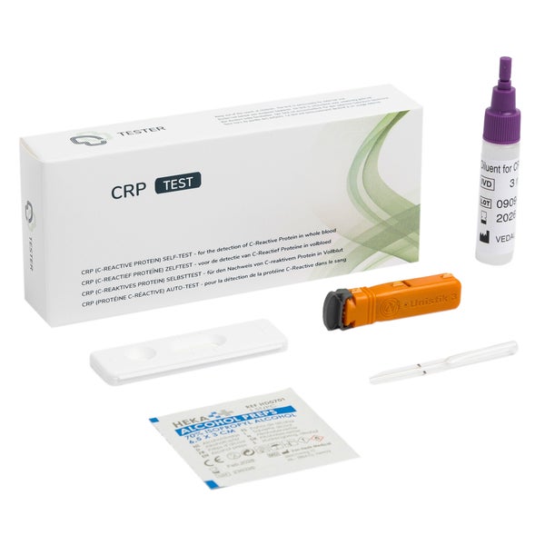 CRP Schnelltest - CRP Test - CRP Test für Zuhause - Selbsttest - The Tester 1 St
